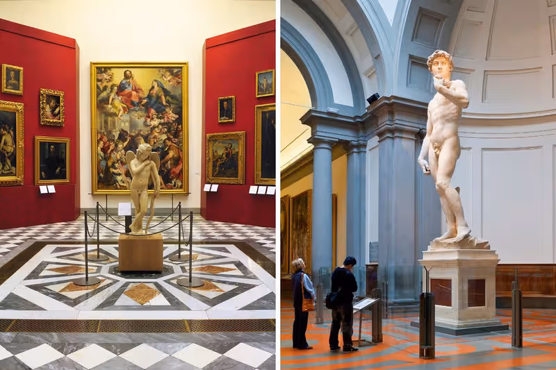 Florence: Uffizi Gallery and Accademia Gallery Guided Tour