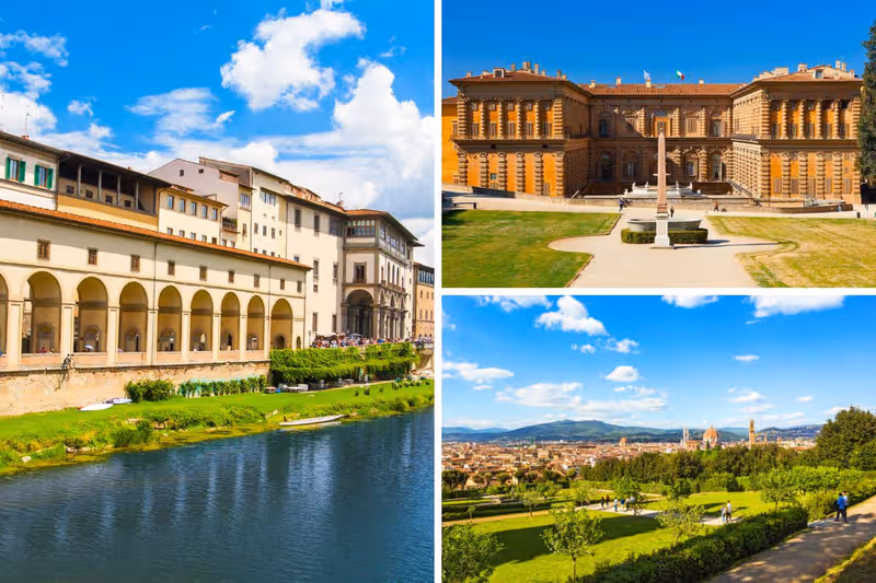 Skip-the-line combo tickets to Uffizi Gallery, Palazzo Pitti and Boboli Gardens